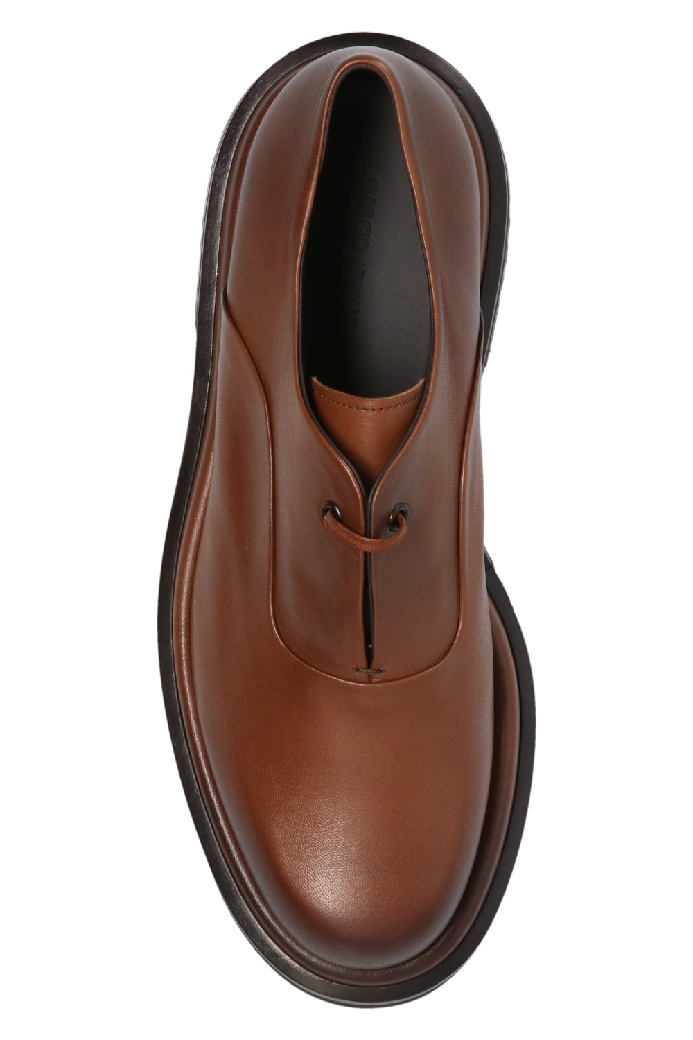 Leather shoes Giorgio Armani GenesinlifeShops Liberia sartore